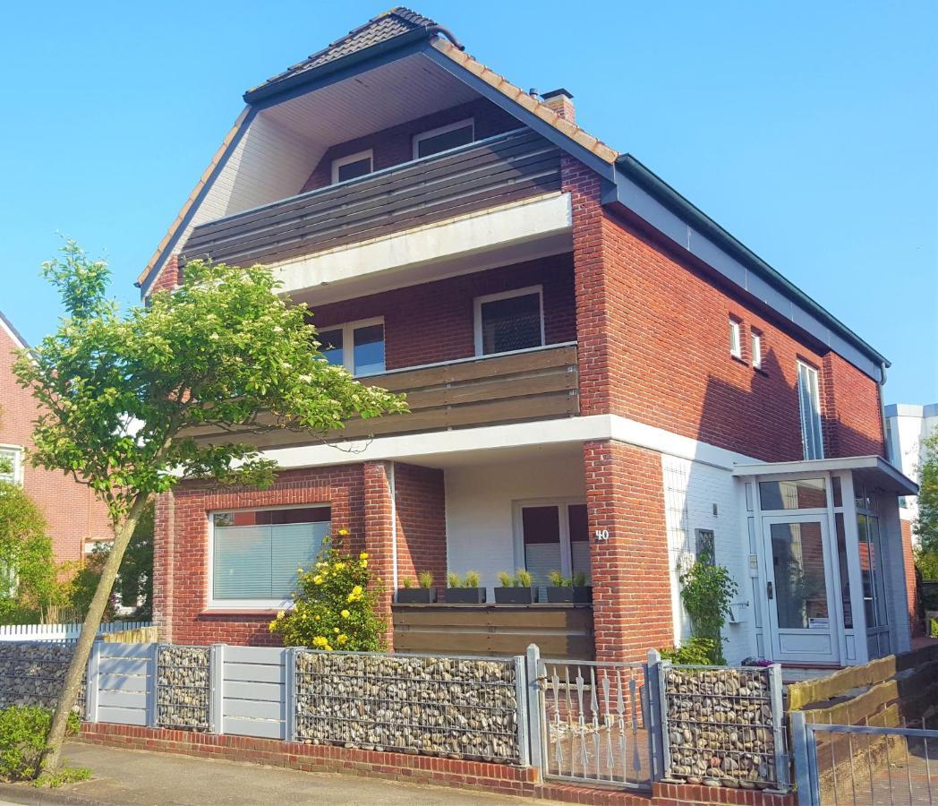 Ferienhaus Seegat Wohnung 2 ノルダーナイ エクステリア 写真